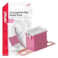 Automobilių ir motociklų prekės, elektronika, navigacija, CB radijas // Automobilių elektronikos komponentai : Montavimo kabeliai : Saugikliai : Jungtys // Bezpiecznik samochodowy japval pal męski 48mm 30a amio-03418