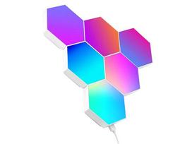 LED apšvietimas // Šviestuvai iš naujų pristatymų // Sześciokątne lampy RGB Tracer Ambience -  Smart Hexagon