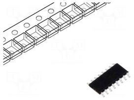 IC: digital | 8bit,shift register,serial input,parallel out