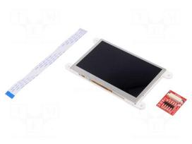 Display: TFT | 4.3" | 800x480 | 32kBSRAM,32kbFLASH | 540cd/m2 | FPC