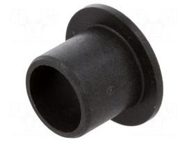 Bearing: slide | sleeve | with flange | Øout: 21mm | Øint: 20mm | L: 15mm