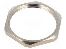 Nut | PG29 | Thread: PG | Plating: nickel | Spanner: 41mm | Thk: 4.1mm