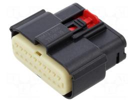 Connector: wire-wire | plug | female | MX150 | PIN: 20 | for cable | 3.5mm