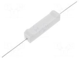 Resistor: wire-wound | 12Ω | cement | THT | 10W | ±5% | Ø0.8x35mm