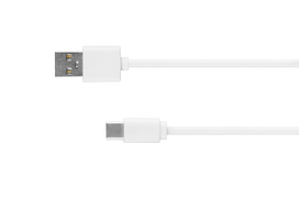 Planšetdatori ir planšetinių kompiuterių priedai // USB Kabeliai // Kabel USB - USB typu C Kruger&Matz długi wtyk - m.in. do LIVE 6+