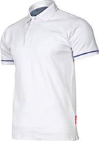 Batai, darbo drabužiai | Asmeninės apsaugos priemonės // Darbo, apsauginiai, aukšto matomumo drabužiai // Koszulka polo, 220g/m2, biała, "2xl", ce, lahti