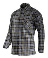 Batai, darbo drabužiai | Asmeninės apsaugos priemonės // Darbo, apsauginiai, aukšto matomumo drabužiai // Koszula flanelowa szara, 170g/m2, "s", ce, lahti