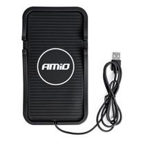 Mobilieji telefonai ir priedai // USB automobilių įkrovikliai // Bezprzewodowa ładowarka indukcyjna samochodowa 15w amio-03145