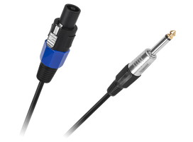 TV, SAT, HDMI, DVI kabeliai ir priedai // HDMI, DVI, AUDIO jungiamieji laidai ir priedai // Kabel JACK 6,3 wtyk- STC wtyk 10m HQ