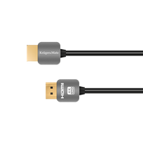TV, SAT, HDMI, DVI kabeliai ir priedai // HDMI, DVI, AUDIO jungiamieji laidai ir priedai // Kabel HDMI - HDMI wtyk-wtyk (A-A) 3.0m Kruger&Matz 4K