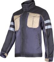 Batai, darbo drabužiai | Asmeninės apsaugos priemonės // Darbo, apsauginiai, aukšto matomumo drabužiai // Bluza szar-czar-beż z pasami odblask., "xl", ce, lahti