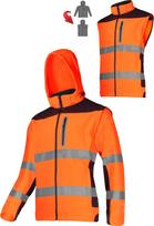 Batai, darbo drabužiai | Asmeninės apsaugos priemonės // Darbo, apsauginiai, aukšto matomumo drabužiai // Softshell ostrzeg. z odpinanymi ręk., pom., "2xl", ce, lahti