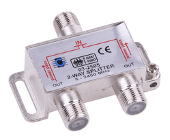 TV, SAT, HDMI, DVI kabeliai ir priedai // TV ir radijo antenos // Splitter 2way 5-2450MHz