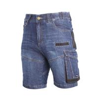Batai, darbo drabužiai | Asmeninės apsaugos priemonės // Darbo, apsauginiai, aukšto matomumo drabužiai // Spodenki krótkie jeans. nieb. stretch ze wzmoc.,"m",ce,lahti