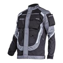 Batai, darbo drabužiai | Asmeninės apsaugos priemonės // Darbo, apsauginiai, aukšto matomumo drabužiai // Bluza czarno-szara z pasami odblask., "3xl", ce, lahti