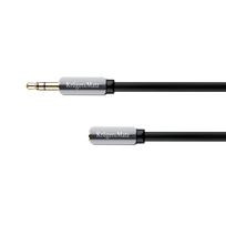 TV, SAT, HDMI, DVI kabeliai ir priedai // HDMI, DVI, AUDIO jungiamieji laidai ir priedai // Kabel wtyk   - gniazdo proste  jack 3.5  stereo 1.0m Kruger&Matz