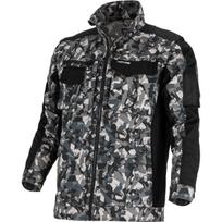 Batai, darbo drabužiai | Asmeninės apsaugos priemonės // Darbo, apsauginiai, aukšto matomumo drabužiai // Bluza z odpinanymi rękawami szaro-czarna, "2xl", ce, lahti