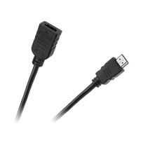 TV, SAT, HDMI, DVI kabeliai ir priedai // HDMI, DVI, AUDIO jungiamieji laidai ir priedai // Kabel połączeniowy HDMI wtyk - HDMI gniazdo 0.5m