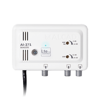 TV, SAT, HDMI, DVI kabeliai ir priedai // TV ir radijo antenos // Wzmacniacz antenowy wewnętrzny 2 wyjścia LTE700 AI-271 ALCAD