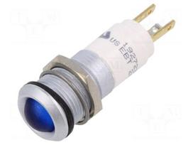 Indicator: LED | blue | 24VDC | 24VAC