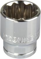 Įrankiai ir matavimo prietaisai // Rankiniai įrankiai ir rankinių įrankių komplektai // Nasadka 12-kątna cv 1/2" 23 mm   proline