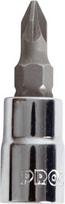 Įrankiai ir matavimo prietaisai // Rankiniai įrankiai ir rankinių įrankių komplektai // Bitonasadka 1/4" pz3 pozidriv 37mm proline