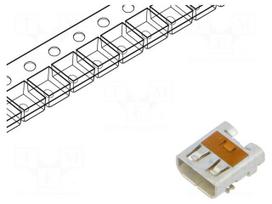 Connector: HDMI | socket | PIN: 19 | SMT | gold-plated