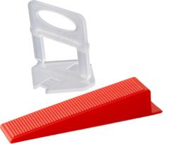 Įrankiai ir matavimo prietaisai // Rankiniai įrankiai ir rankinių įrankių komplektai // Klips 2mm, 300szt/klin, 100szt, syst. poz. płytek. proline