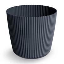 Produktai namams ir sodui // Lauke | Sodo baldai // Doniczka Milly Round -antracyt DMI130-S433 śr. 129 mm