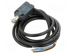 Limit switch | metal roller Ø12mm | NC x2 | 10A | max.250VAC | cables