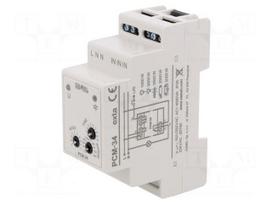 Automation module: timer | 0,1s÷10days | SPDT | 250VAC/16A | PCM | IP20