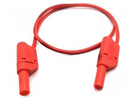 Test lead | 32A | banana plug 4mm,both sides | Urated: 1kV | Len: 2m