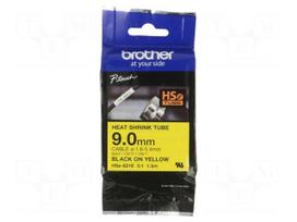 Heat shrink markers | 9mm | 1.5m | yellow | Character colour: black