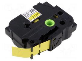 Heat shrink markers | 21mm | 1.5m | yellow | Character colour: black