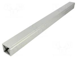 Heatsink: extruded | L: 600mm | W: 40mm | H: 40mm | aluminium