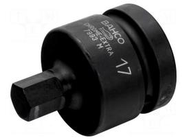 Socket: hex key-bit | impact | HEX 17mm | 1"