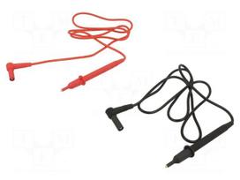 Test leads | probe tip x2,angular banana plug 4mm x2
