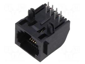 Connector: RJ45 | socket | PIN: 8 | Cat 5e | unshielded | 8p8c | THT