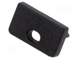Cap for LED profiles | black | 20pcs | ABS | SLIM8