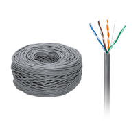 LAN tinklai // Kabeliai kompiuteriniams tinklams  UTP, FTP, S/FTP // Kabel komputerowy miedziany UTP Cat5e CABLETECH