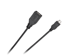 Kompiuterių komponentai ir priedai // PC/USB/LAN kabeliai // Kabel USB - micro USB gniazdo-wtyk 0.2m Standard