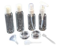 Grožio ir asmens priežiūros priemonės // Personal hygiene products // AG623 Zestaw pojemników na kosmetyki - 9 sztuk