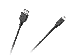 Kompiuterių komponentai ir priedai // PC/USB/LAN kabeliai // Kabel USB gniazdo A - wtyk mini USB 5pin