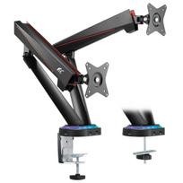 Monitoriai ir projektoriai // Montuotės ir stovai // Uchwyt gamingowy na 2 monitory LCD NanoRS, 17-32", 2x 8kg (max 16kg) , vesa 75x75 oraz 100x100, RS887