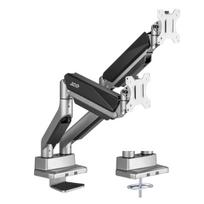 Monitoriai ir projektoriai // Montuotės ir stovai // Uchwyt / wieszak biurkowy na dwa monitory Ergo Office, sprężyna gazowa 17"-35" 15kg, VESA 75x75 / 100x100, ER-446