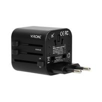 Elektros prekės // Maitinimo prailgintuvų, skirstytuvų ir UK bei USA adapterių rinkinys // GOworld uniwersalny adapter podróżny do ponad 200 krajów świata, 100-240V, 8A