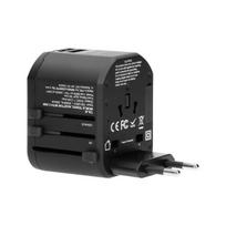 Įrankiai ir matavimo prietaisai // Įrankių, priedų naujienos // Podróżny adapter do gniazdek Go World USA/UK/EURO/AUS (USB 5V,2,4A)
