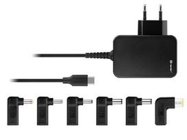 Akumuliatoriai ir baterijos // Power supply unit / charger for laptop, tablet // Zasilacz do notebooka TRACER Prime 65W Uniwersalny 7w1