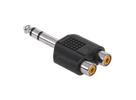 Jungtys // Different Audio, Video, Data connection plug and sockets // Złącze Jack 6.3 ST.-2xGN.RCA