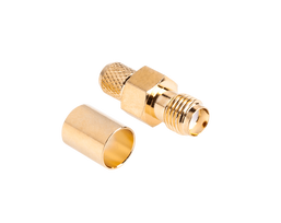 Jungtys // Different Audio, Video, Data connection plug and sockets // Wtyk SMA H155 żeński zacisk. złoty